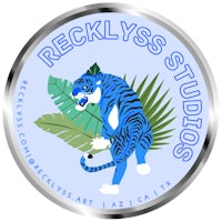 the logo for recklyss studios